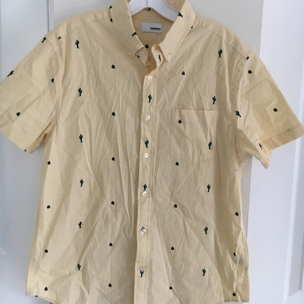 Sonoma goods for life men's cactus shirt sz. L
